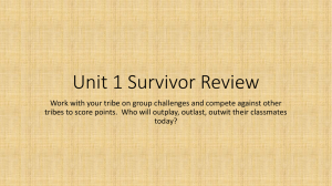 Reading Unit 1 Review Game