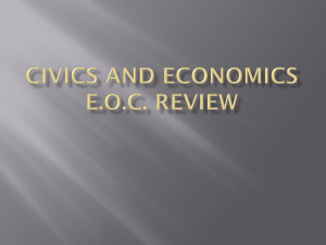 Civics and economics e.o.c. review