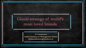Glocal strategy of world`s most loved brands_A S