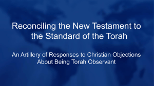Reconciling the New Testament to the Standard of