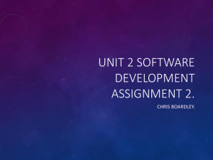 Unit 2 Software Development Assignment 2