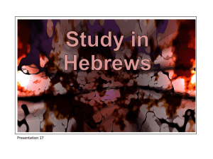 17 Hebrews 12v1-3 The Christian Race