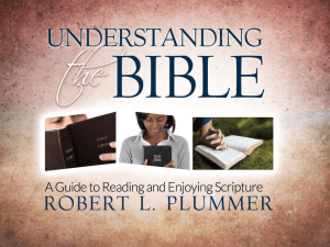 Understanding the Bible PowerPoint