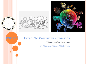 CSC 251: Computer animation