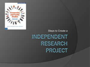 Independent research
