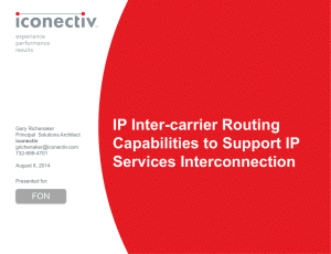 inconectiv IP Interconnection Presentation - NANC