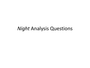 Night Analysis Questions