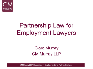 ELA - Partnership Law for Employment Lawyers