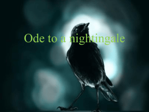 Ode to a nightingale