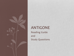 Antigone - Mizz Parnaby`s Classes