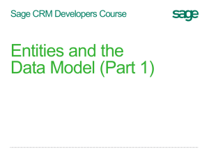 Entities and the Data Model (Part 1 of 2)