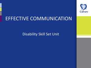 Presentation on Communication