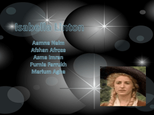 Isabella Linton and Linton Heathcliff