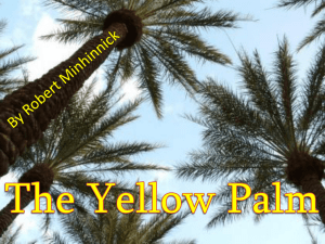 The Yellow Palm by Robert Minhinnick