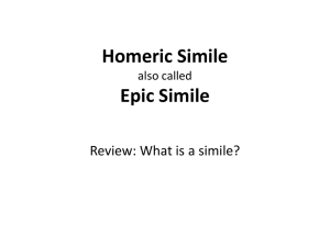 Homeric Simile
