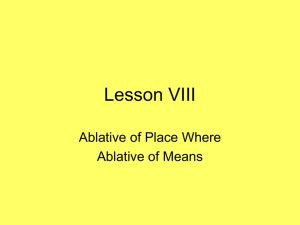 Lesson VIII Power Point (10/5)