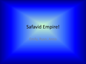 Safavid - PNDWorldStudies
