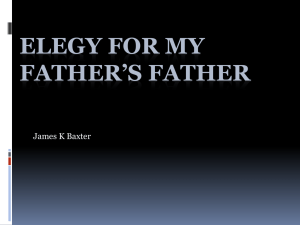 Elegy for my Father`s Father