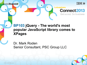 The world`s most popular JavaScript library