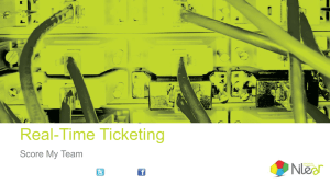 the Real-Time Ticketing PowerPoint Slides