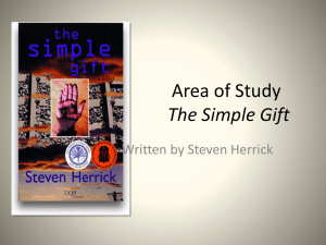 Simple Gift - Textual Features - dream-share