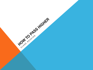 How to pass Higher Close Reading (UAE)