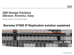 Storwize V7000 IP Replication solution explained