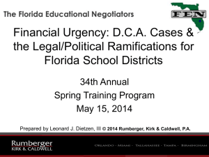 Leonard Dietzen Power Point - Florida Educational Negotiators