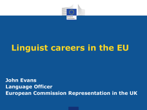 Working as a translator in the EU institutions