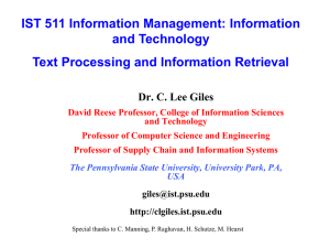 ir - Dr. C. Lee Giles