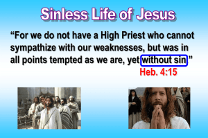 Sinless Life of Jesus - Radford Church of Christ