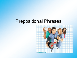 Prepositional Phrases(For Download)