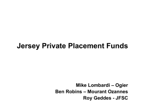 26 January 2012 Jersey Private Placement Funds