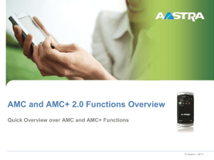 aastra-amc_functions_presentation