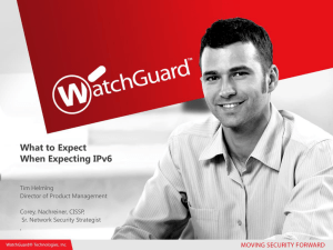 10.2mb PPT - WatchGuard Technologies