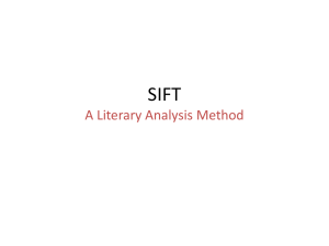 SIFT A Literary Analysis Method