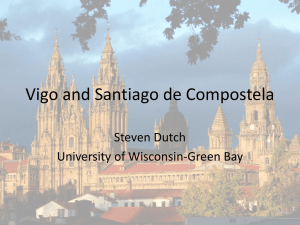 Vigo and Santiago de Compostela - University of Wisconsin