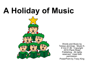 A Holiday of Music - Bulletin Boards for the Music Classroom