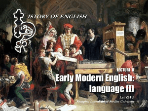 Early 15 th -century English