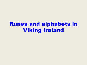 Runes and alphabets in Viking Ireland