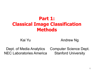 State-of-the-art Image Classification Methods