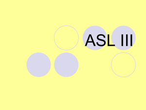ASL Linguistic Gems