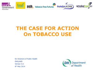 Short presentation - Action on Smoking and Health