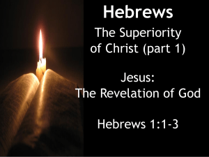 The Book of Hebrews - LifeonMarsHill.com
