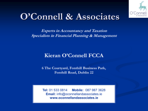 The Companies Bill 2012 - about o`connell & associates