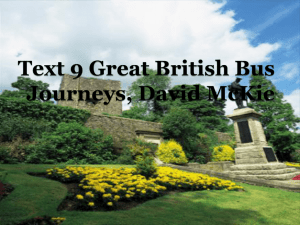 Text 9 Great British Bus Journeys, David McKie