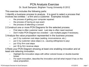 PCN-Analysis-Exercis.. - Sampson on Services