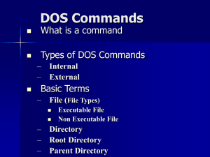 DOS Commands - WordPress.com
