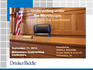 Fraud - Midwestern Underwriting Conference
