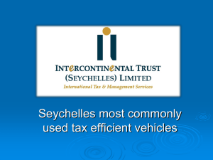Neil Puresh Seychelles Tax efficient vehicles